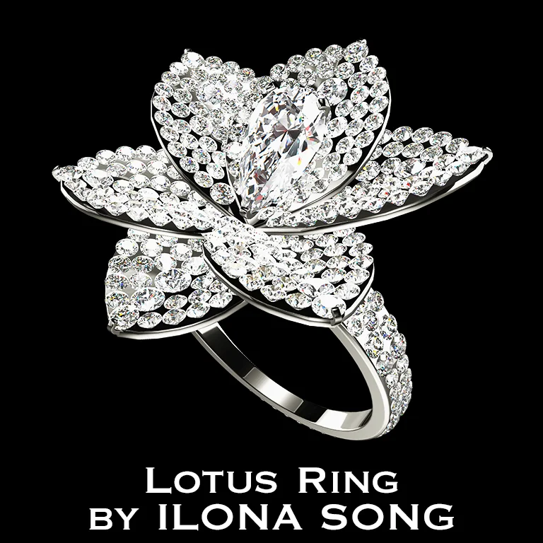 ILONA SONG - LOTUS RING BY ILONA SONG